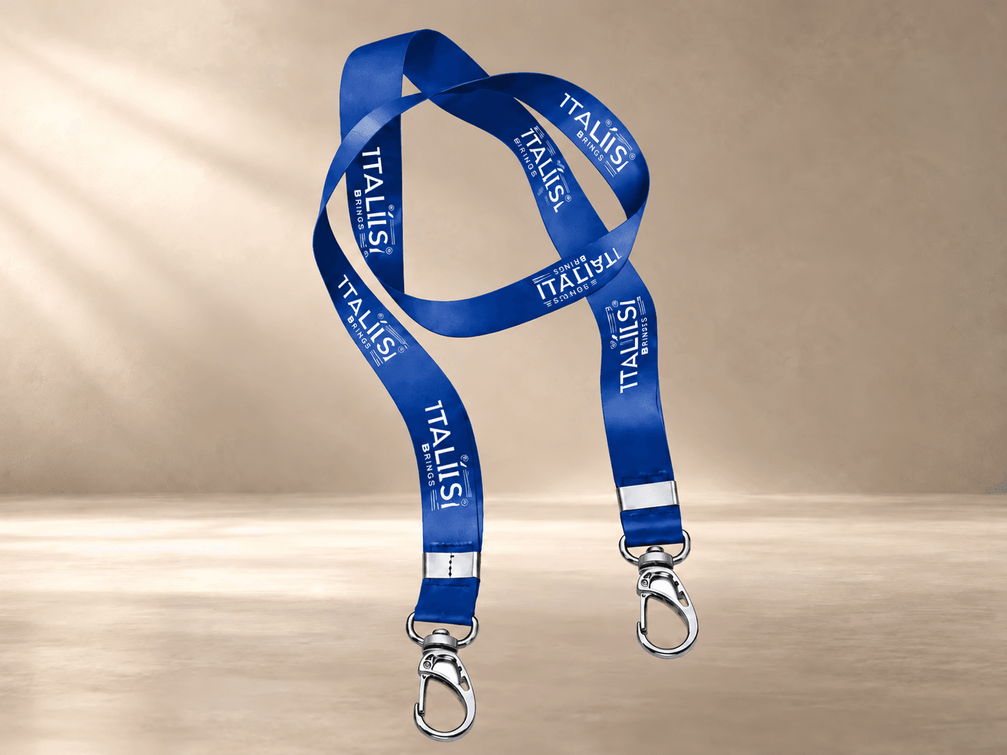 Cordão Personalizado Digital 0,80 cm x 15mm com 2 Clips Metal