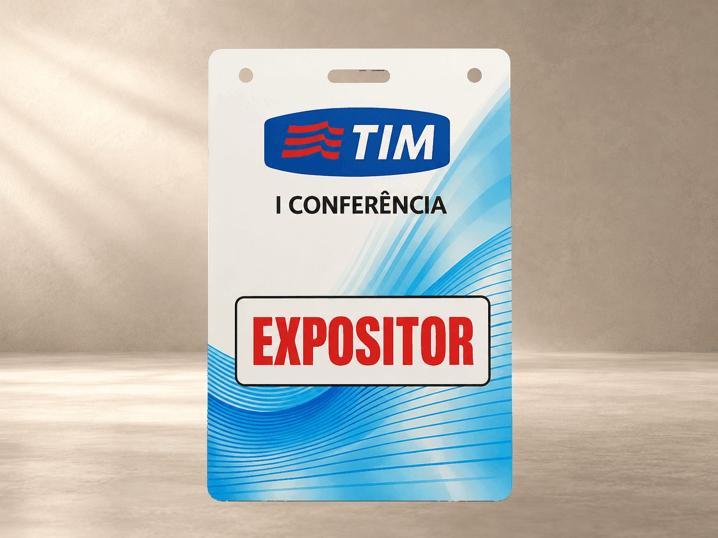 Credencial de Evento em PVC 1 Face