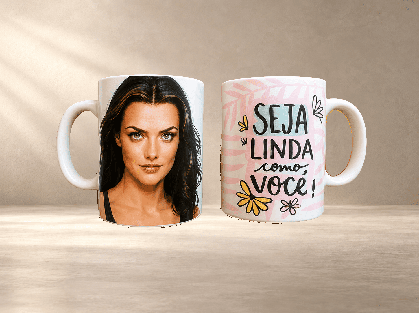 Caneca em Cerâmica Branca